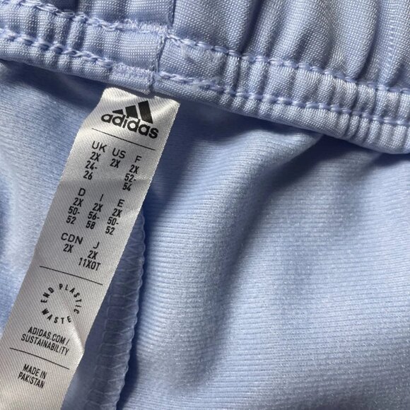 Adidas Primegreen Essentials Warm Up Slim Tapered 3 Stripes Track Pants Size 2X - Picture 3 of 11